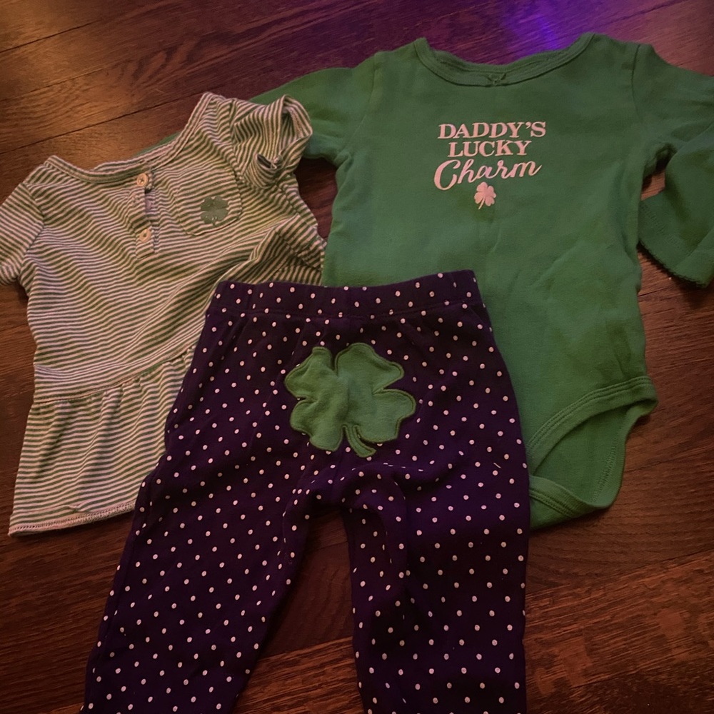 St. Patrick’s day outfit for  baby girl